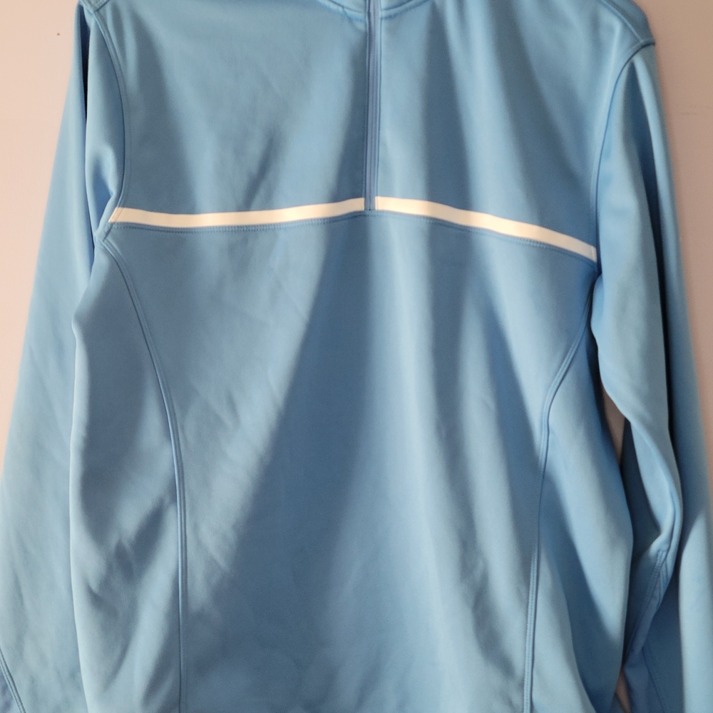 Nike light blue quarters zip size medium